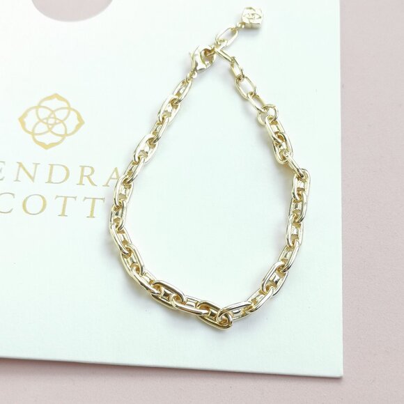 Kendra Scott Bailey Collection. Gold Chain Bracelet - Picture 1 of 3